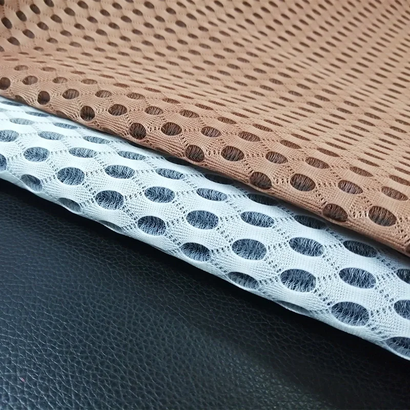 KOYEE Recycled Custom Heavy Weight Sports Fabric,Custom Knitted 100% Polyester 3D Air Sandwich Mesh Fabric for Shoe Uppers