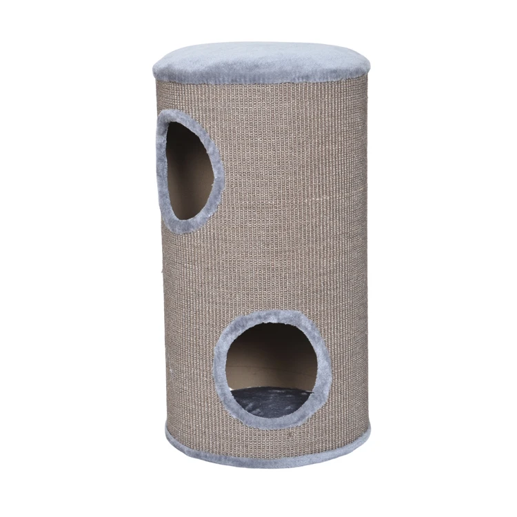 Free sample Cat scratching barrel cat play condo house toy scratcher