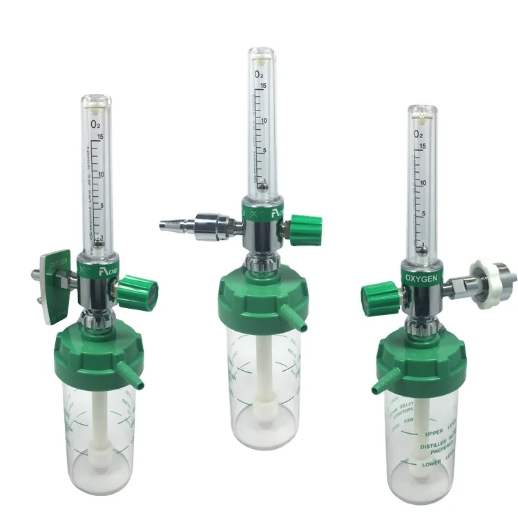 HG-IG Hospital medical flowmeter With humidifier,Wall oxygen flowmeter for  gas outlet