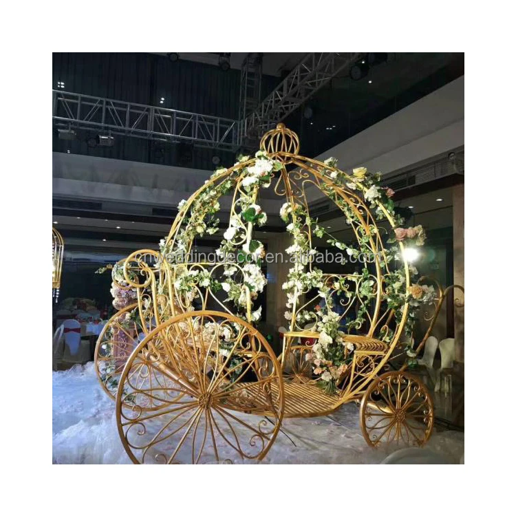 SMOOTH New Wedding Supplies Wedding Decoration Cinderella Pumpkin Carriage Bride Wedding Candy Cart for event
