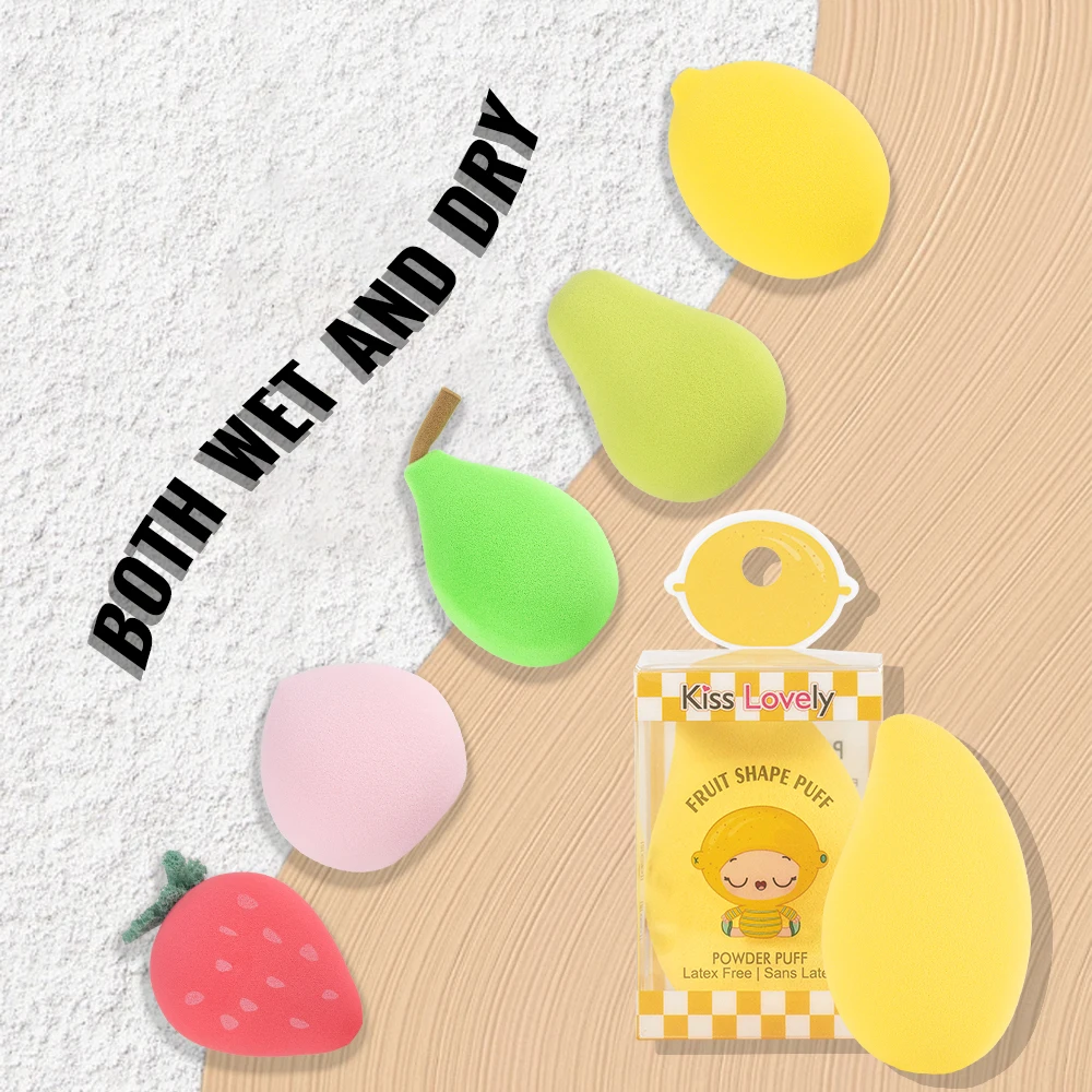 Wholesale Private Label Soft Makeup Sponge Beauty Accessory for Facial Application Washable Foundation Special Shape