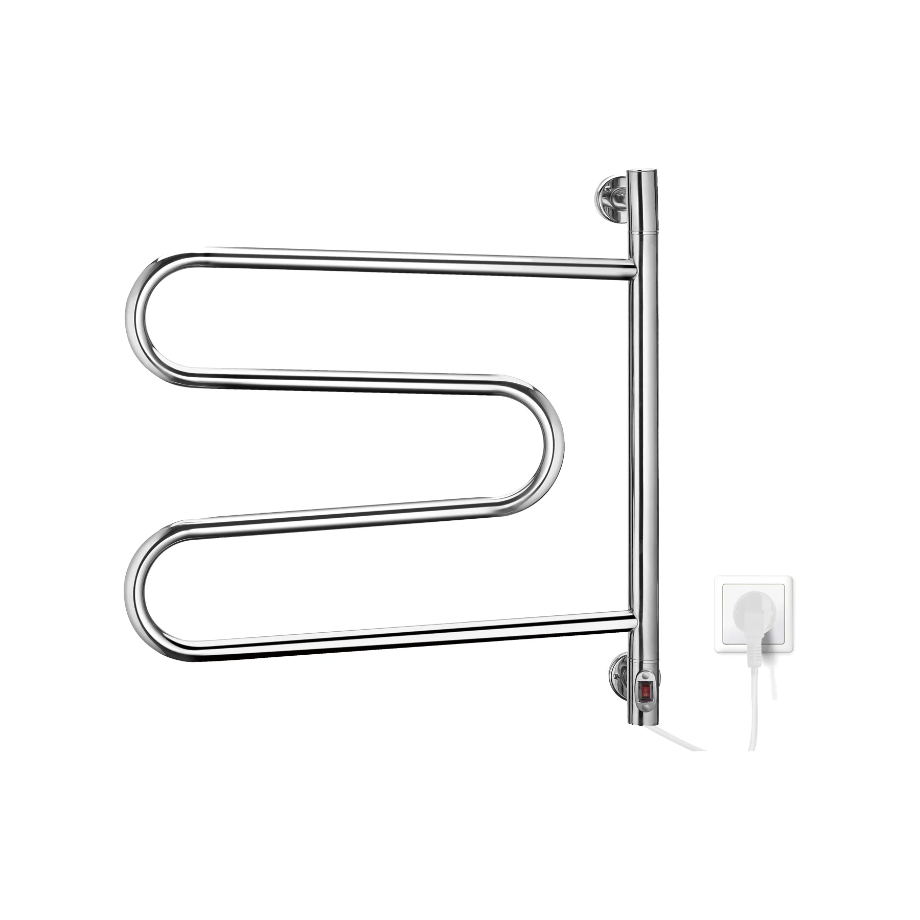Wall Mount Stainless Steel 304 Heated Towel Rails for Bathroom