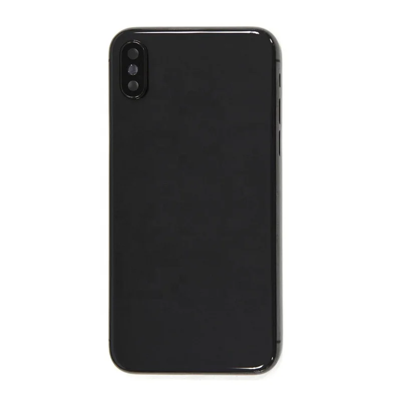  Корпуса для задней крышки аккумуляторной батареи мобильного телефона Iphone X XS Max XR средняя рамка с логотипом на