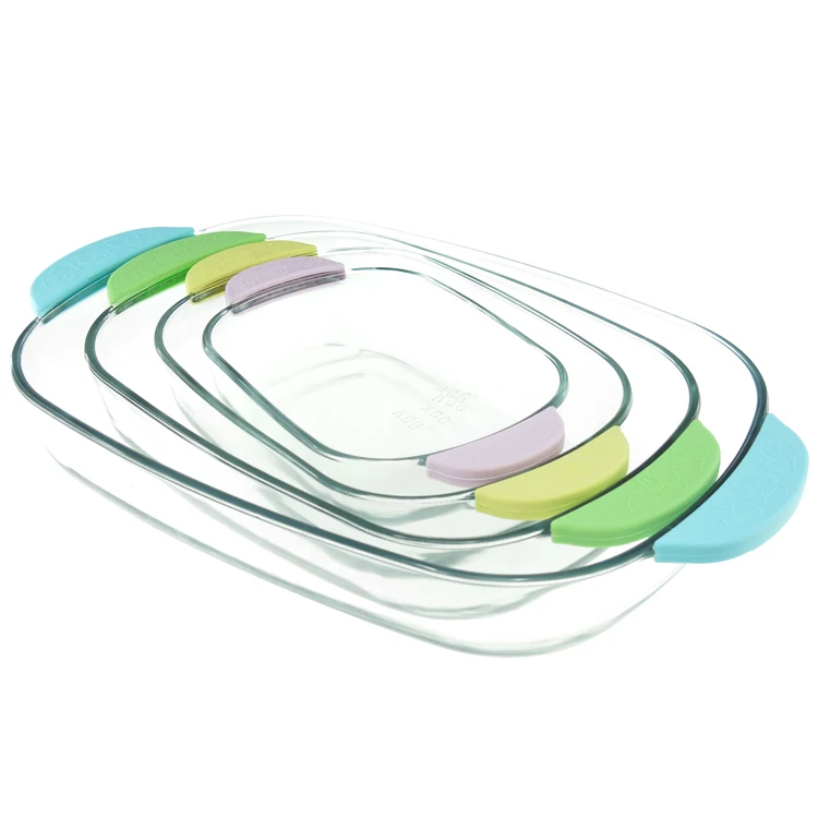 safe heat resistant glass baking cookware pan dish