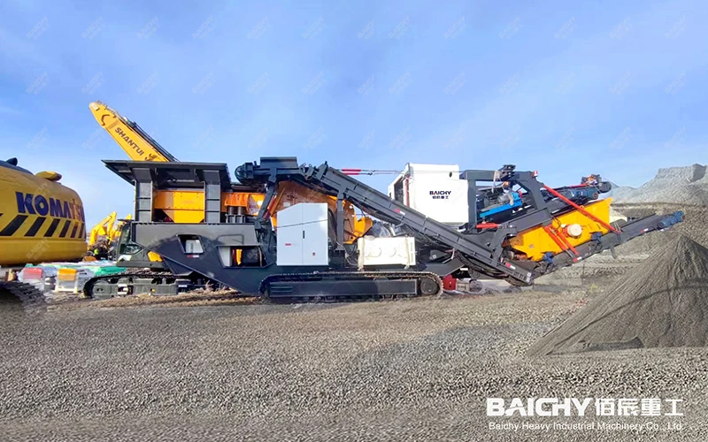 100-200t/h Crawler Impact Crusher Price Portable Limestone Granite Ballast Andesite Construction waste Rock Stone Mobile Crusher