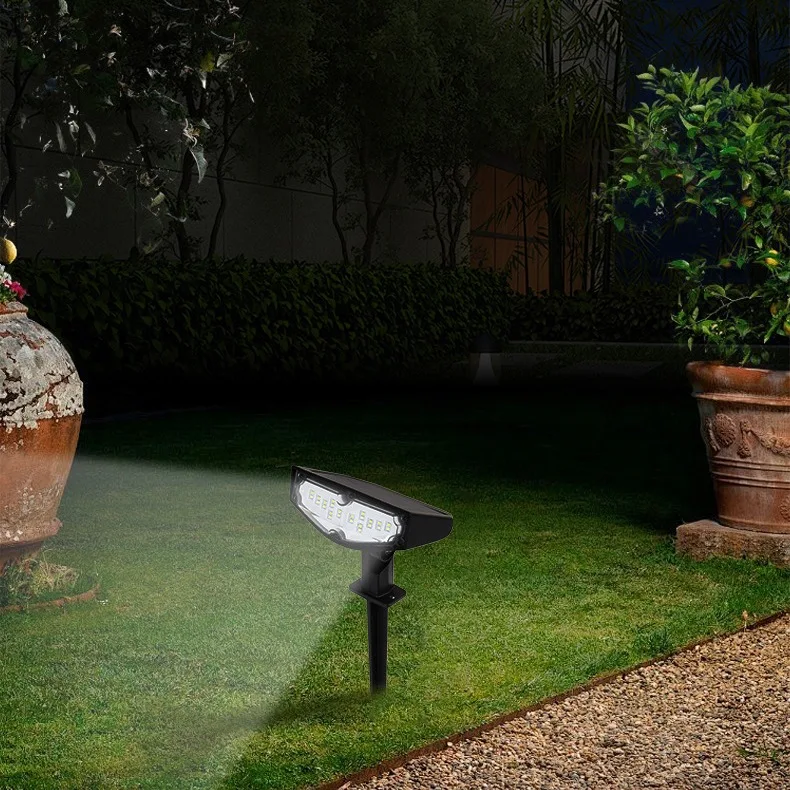 IP65 Waterproof LED Outdoor Solar Stake Lamp Decoration Flower Landscape Lighting Ground Solar Garden Light Pathway Spike Lights