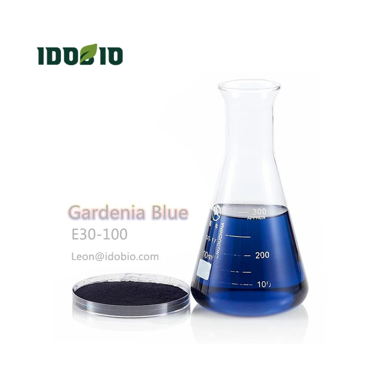 Экстракт гардении порошок E30 E100 Gardenia синий пищевой