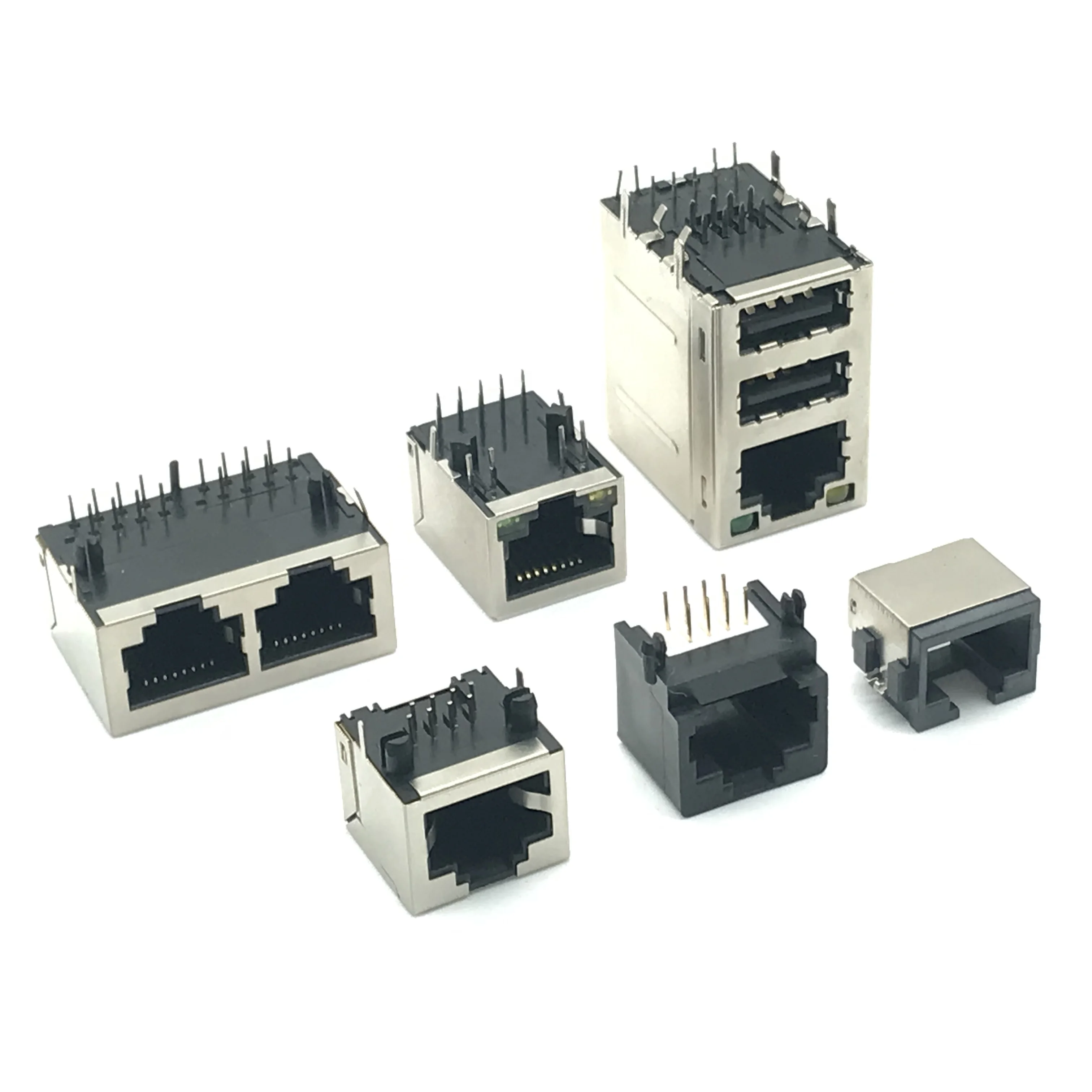 Manufacture Customised Multi Port Ethernet rj 45 Connector