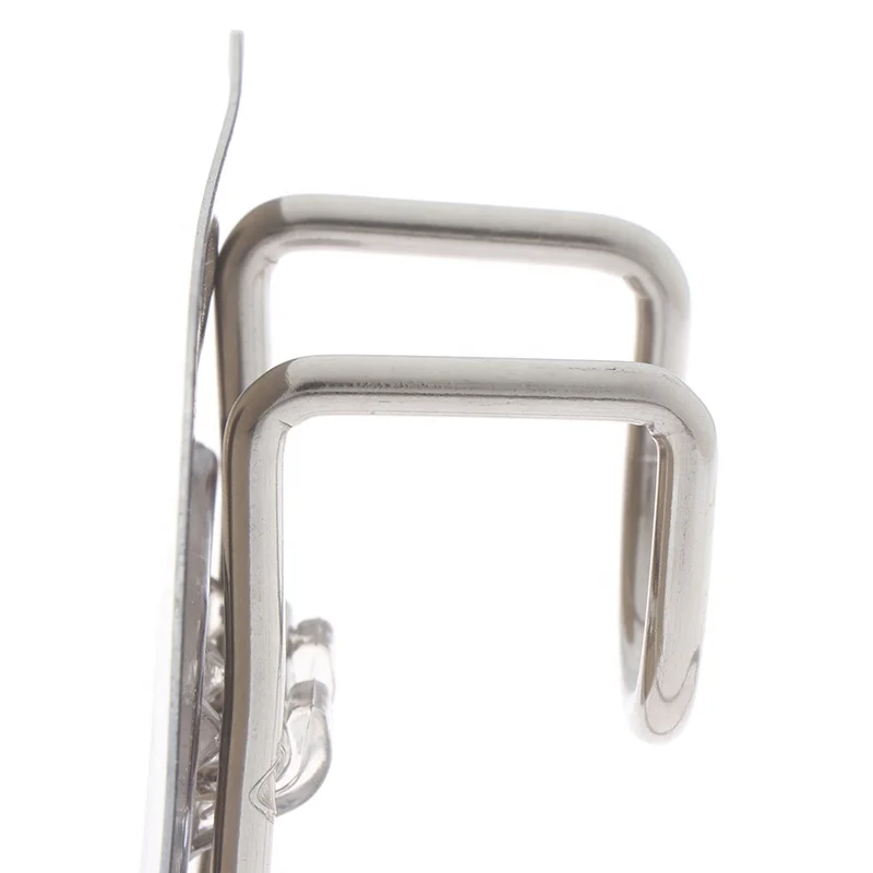 New Wall Mounted Strong Adhesive Hook Door Sticky Hanger Holder Stainless Steel Wall Hook Wash Basin Holder Kitchen Bathroom