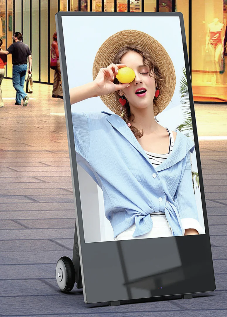 Wivikiosk Новое поступление 43 дюйма с батарейным питанием портативный открытый Digital Signage и дисплеи