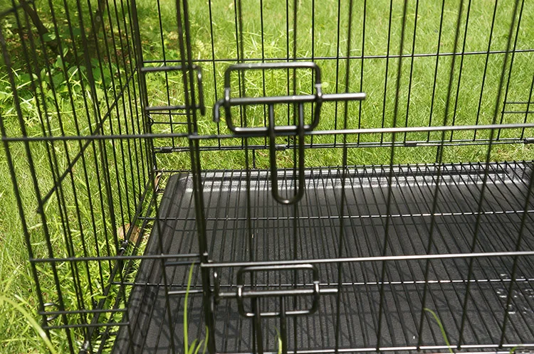 top seller China Supplier Wholesale Metal stainless Steel Crates Wire Mesh Folding Collapsible pet Outdoor dog cage