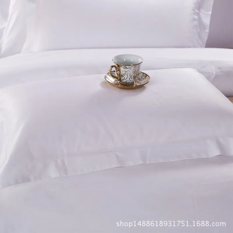 Hotelier Hot Selling 5 Star Hotel Pillow Case 100% Cotton All Sizes White Pillow Protector Pillowcase Hotel