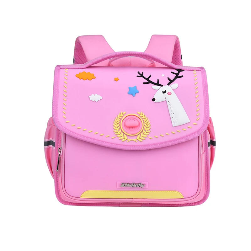 Factory Lemon Yellow school bag with water bottle set