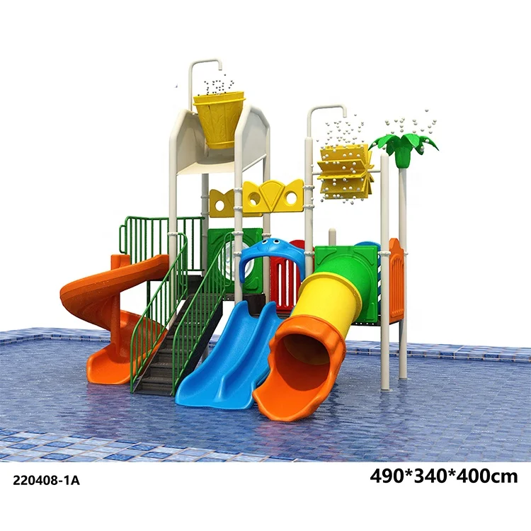 2024 China Manufacture Supply Water Amusement Park Swimming Pool Water Slide Water Playground for kids