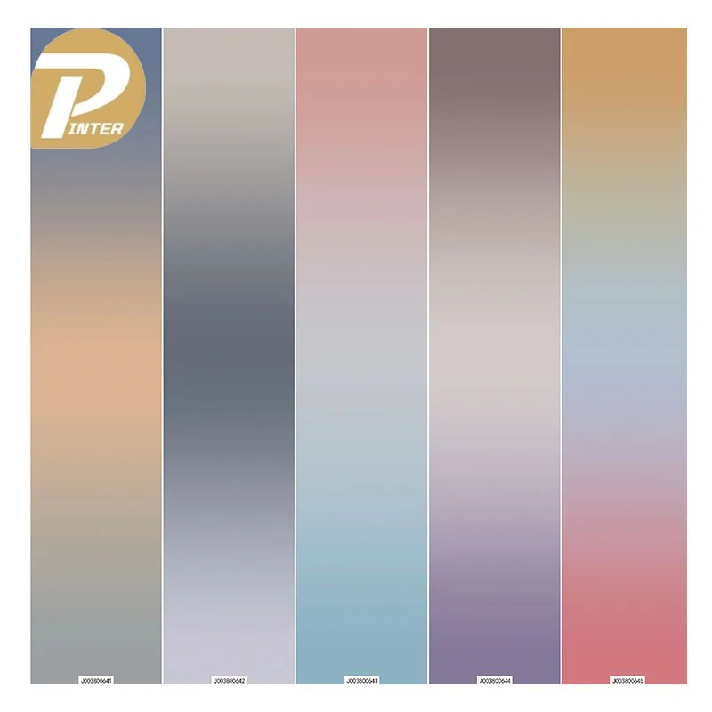 2024 Hot selling  Wholesale Custom Digital Print Ombre Design Satin Silk Fabric for Dress