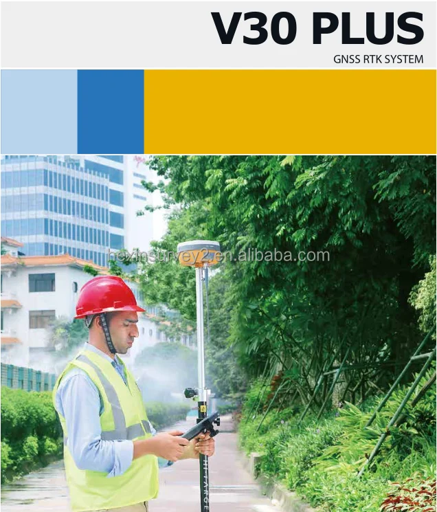 Outstanding and smart used gnss rtk receiver hi- target V30 plus gps with ihand 30 controller.png