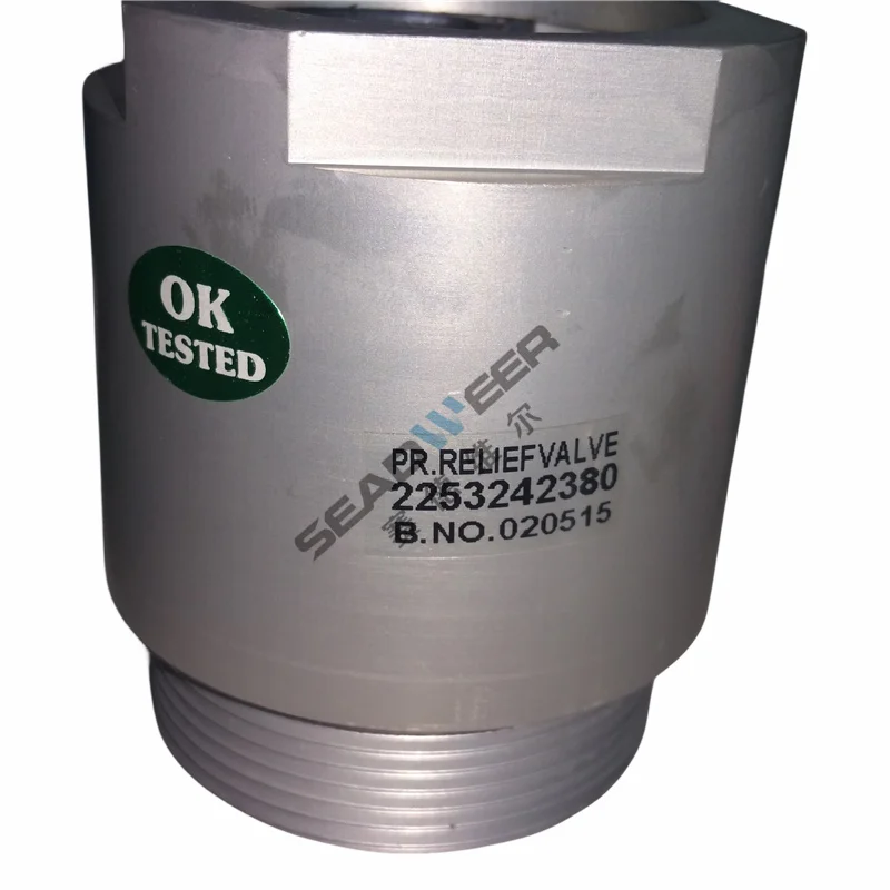 2253242380 Original portable air compressor spare parts atlas copco Gear safety valve