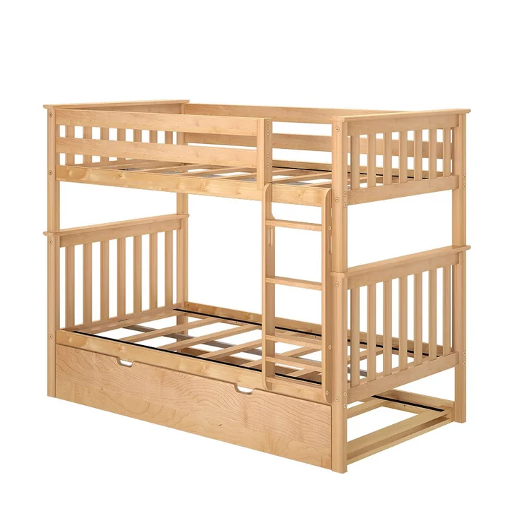 solid wooden kids bunk bed children bunk bed bedroom furniture modern kids bed