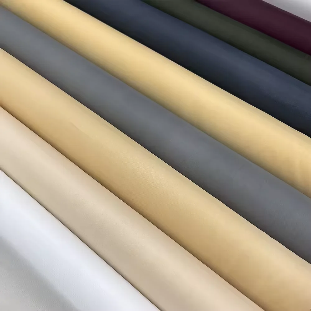 Factory price twill 120gsm woven brushed microfiber polyester solid dyed fabric