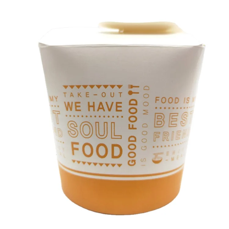 16 унций коробка для макаронных изделий с логотипом на заказ упаковка лапши китайский производитель