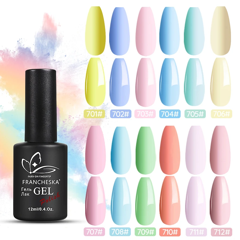 Gel Polish Nail Semi-permanent Summer Hot Sale Gel Varnish for Nails Lacquer Soak Off UV LED Nail Gel Polish