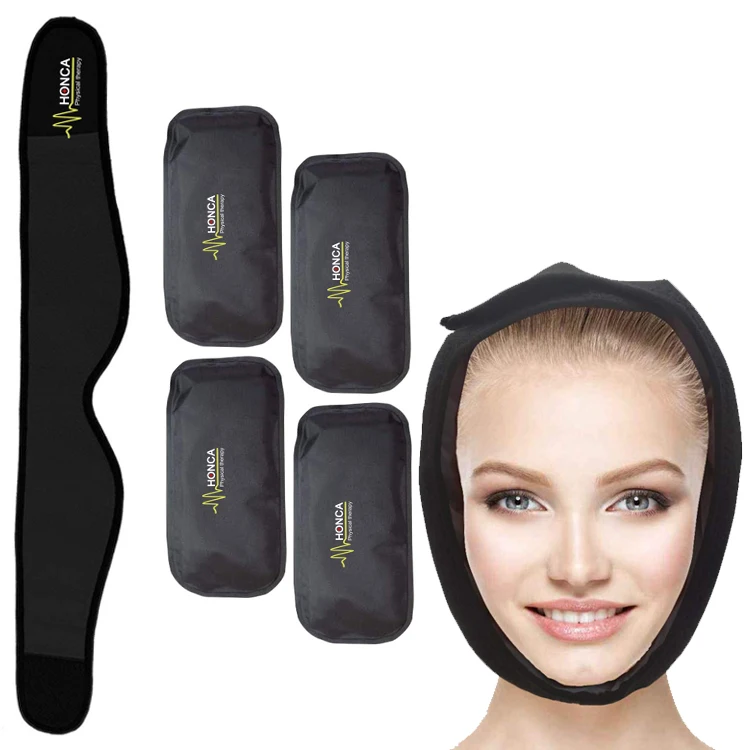 Custom Jaw Ice Pack Wisdom Teeth Hot Cold Gel Pack Head Wrap for Face Oral Pain Relief