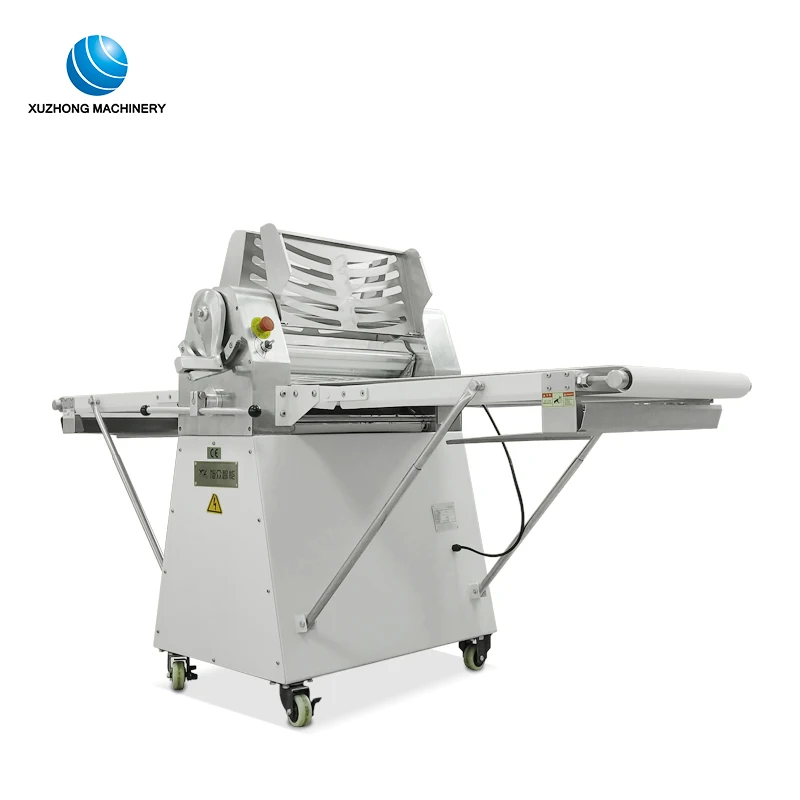  Automatic Crisping Puff Pastry Dough Sheeter Press Machine Pizza Bread Croissant