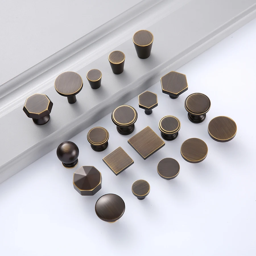 Characteristic Classic Multi-Function Metal Cabinet Furniture Pulls Wardrobe Brass Cabinet Knobs