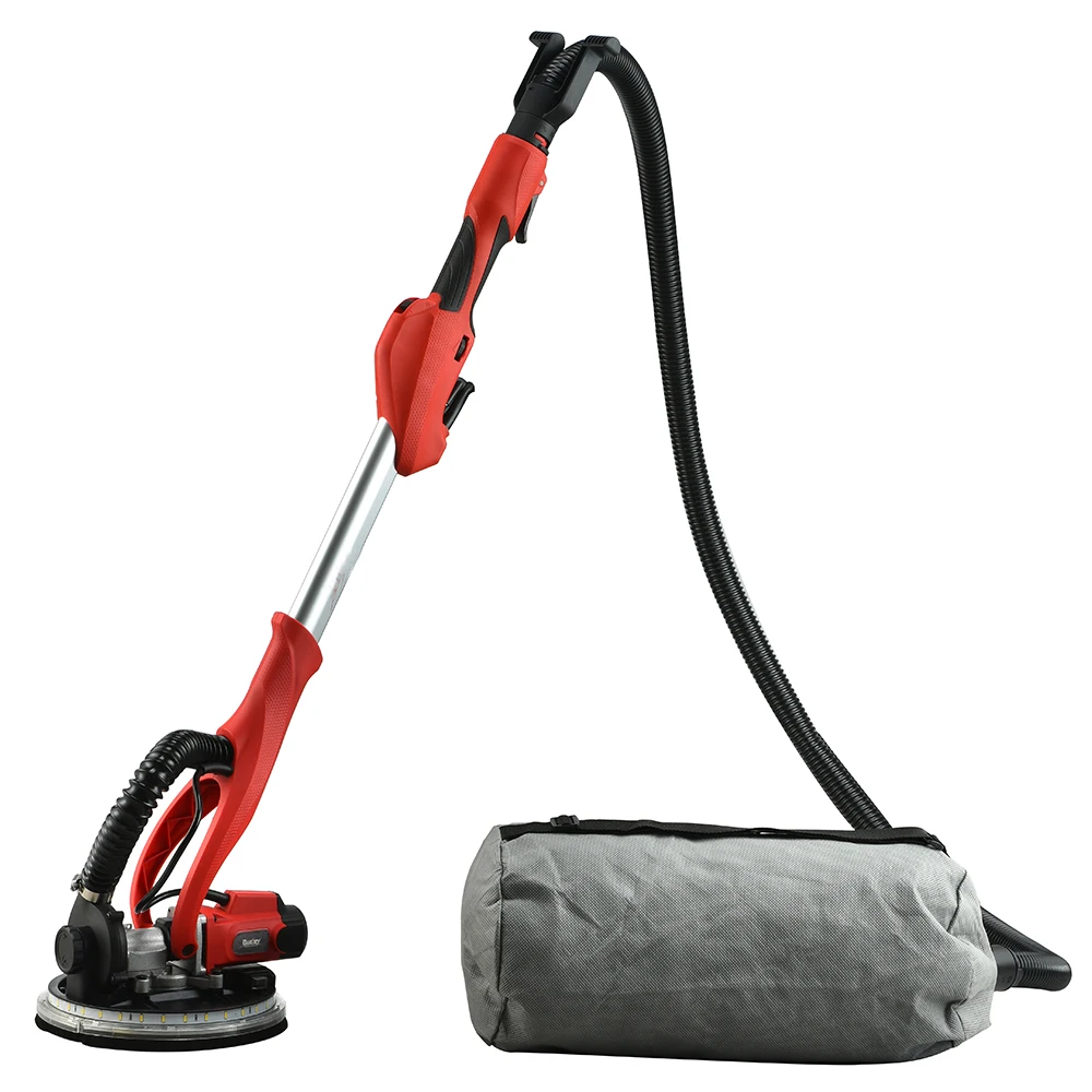 Burley Portable New Self-suction LED 225mm Electric Drywall Sander Machine With Vacuum