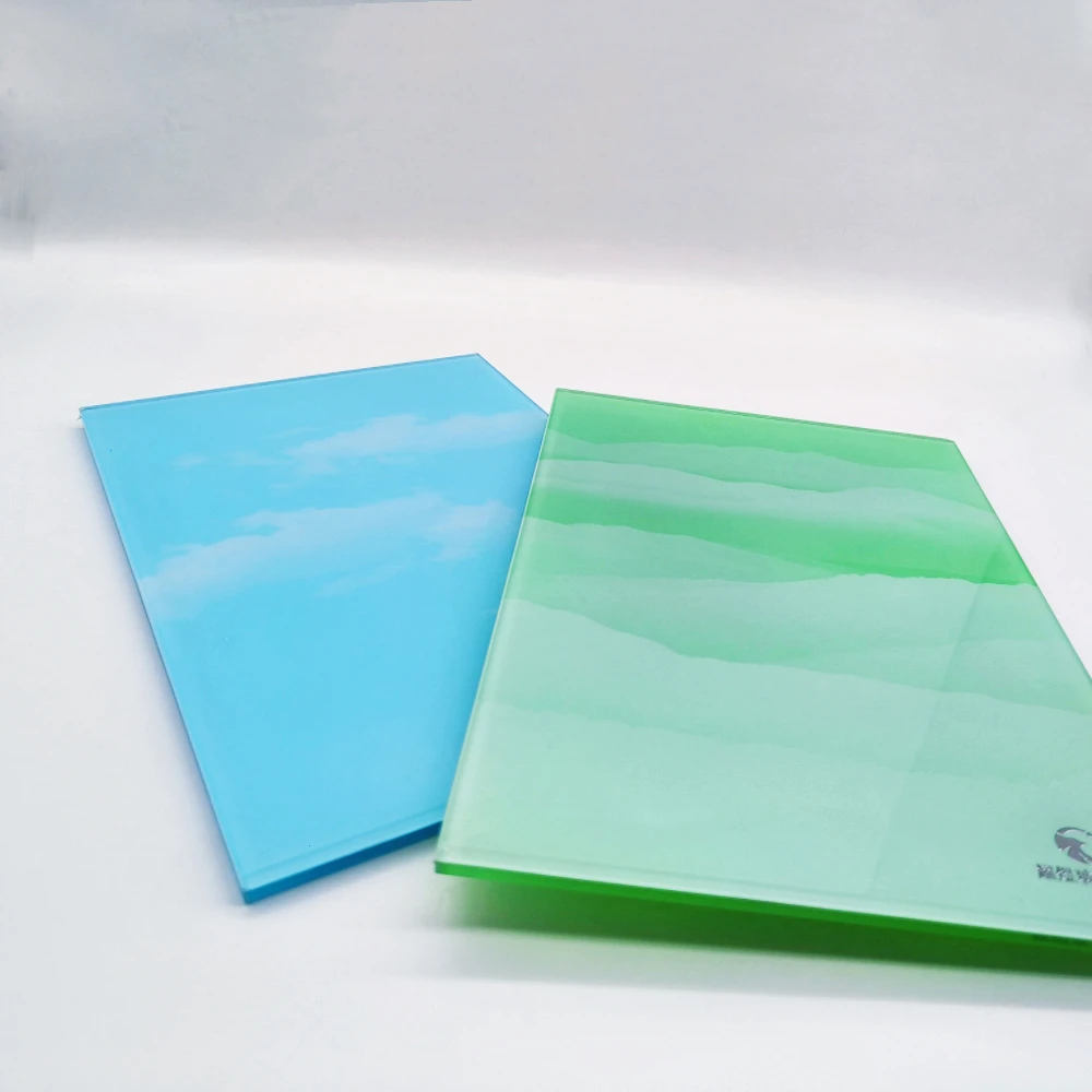 2023 New Custom Pictures Patterns Church Cathedral Arena Customized Pattern Design Insulated Tempered Decorative Glass