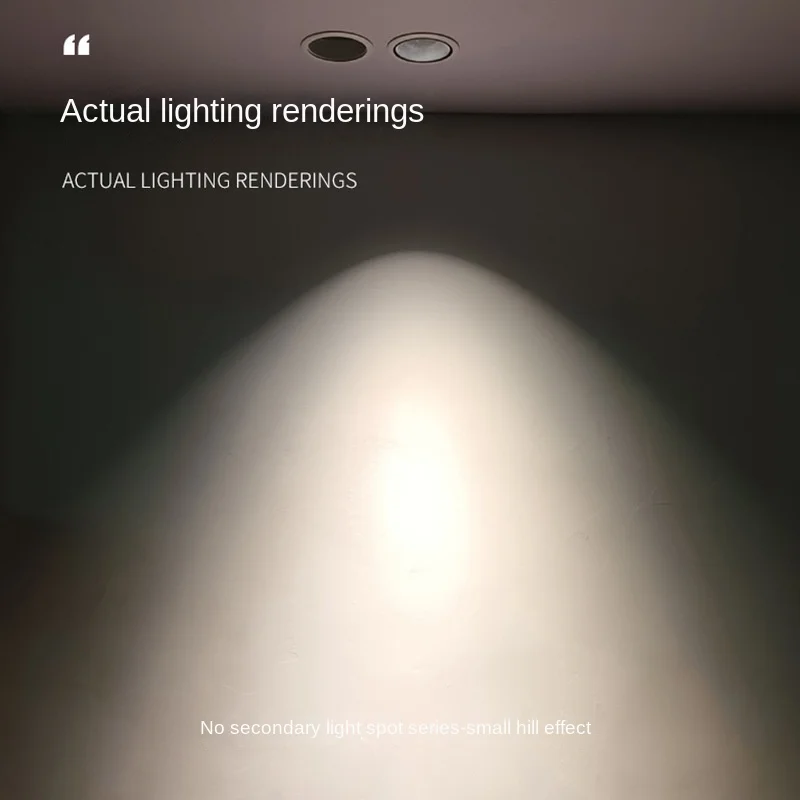 High Quality Aluminum Housing Ceiling Recessed SMD hotel cafe decoration ceiling lamp wholesale recessed led down light
