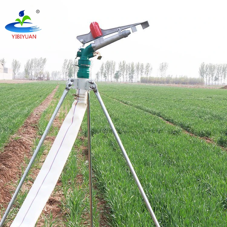 Automatic Irrigation System Big Rain Gun Sprinkler Agriculture 360 Gear Drive Brass Sprinkler 1.5inch PY30
