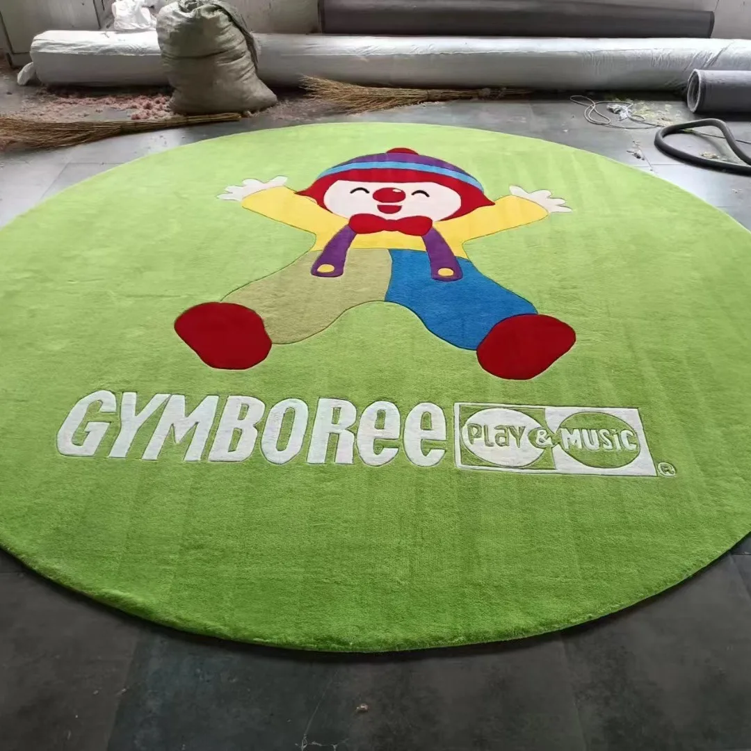 Early Childhood Education Kindergarten Picture Book Library Handmade Carpet Kindergarten Nursery Indoor Cartoon Carpet