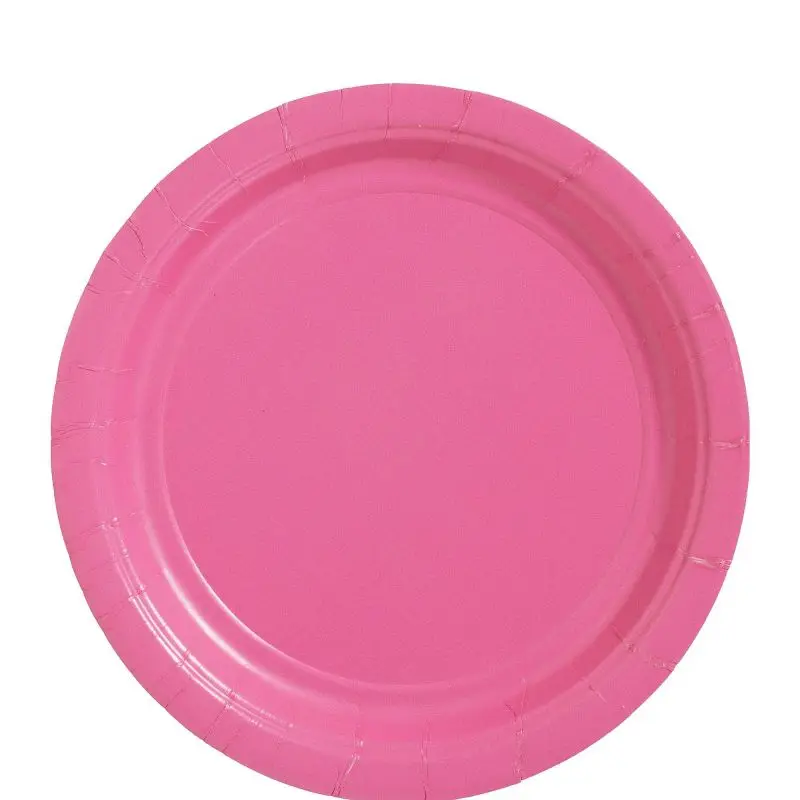 Disposable Wedding Plates Egg Blue Round Paper Plates Sturdy Eco-Friendly Disposable Party Plates For Party Essentials