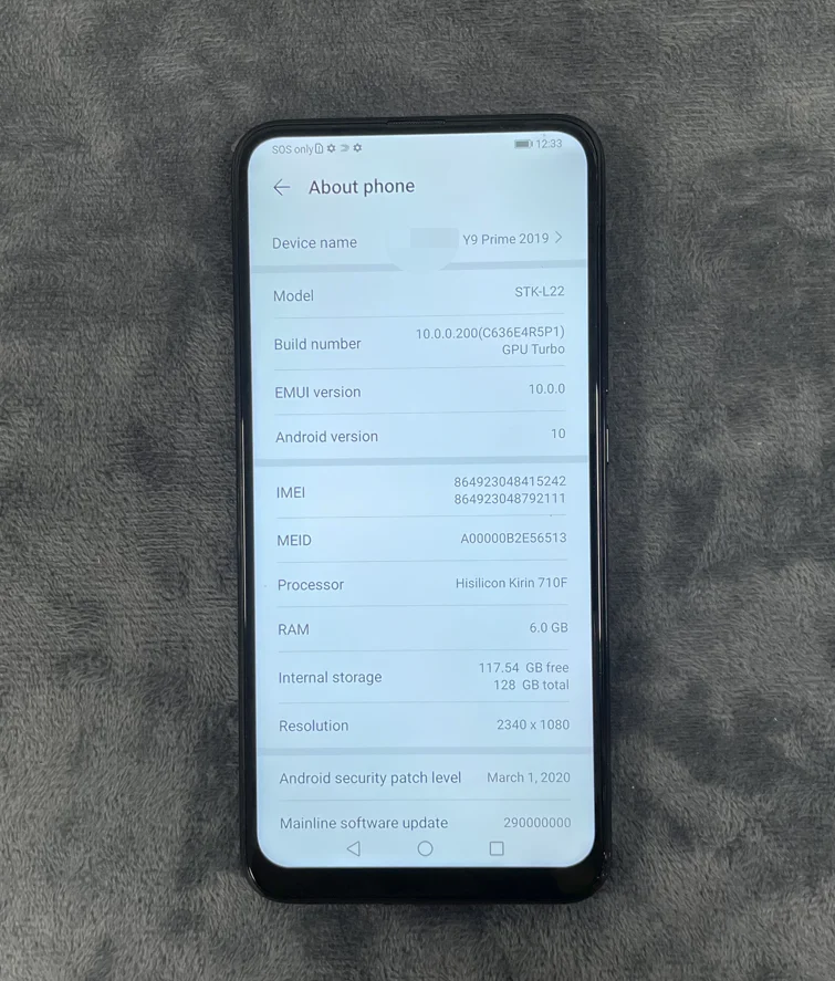 Wholesale Android PhonesY9 Prime 2019 Original Full Screen Motorized Used Phones Mobile Second Hand For Y9