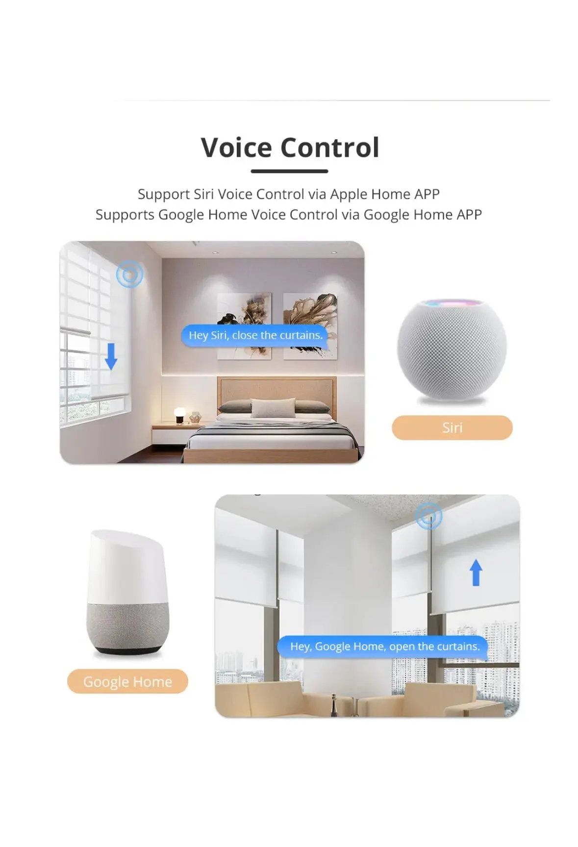 New arrival Matter Thread Smart Roller Shade Blinds Motor Built in Battery for 38mm Tube Homekit Google Home Smartthings App