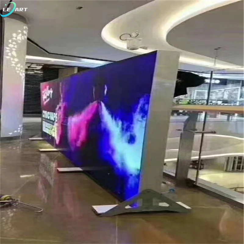 LeArt Advertising Aluminum Snap Frame Fabric Poster LED Backlit Video Light Box Display