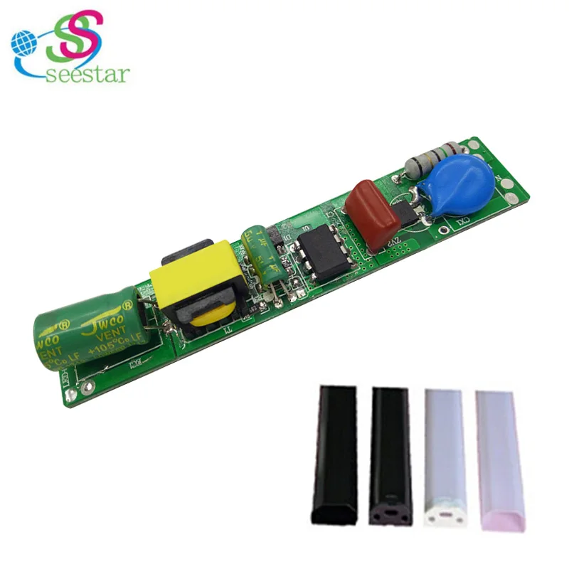 Shenzhen Seestar  18w 36v-85V  230-240ma  HPF  led driver for T5 T8 2ft  4ft   tube light