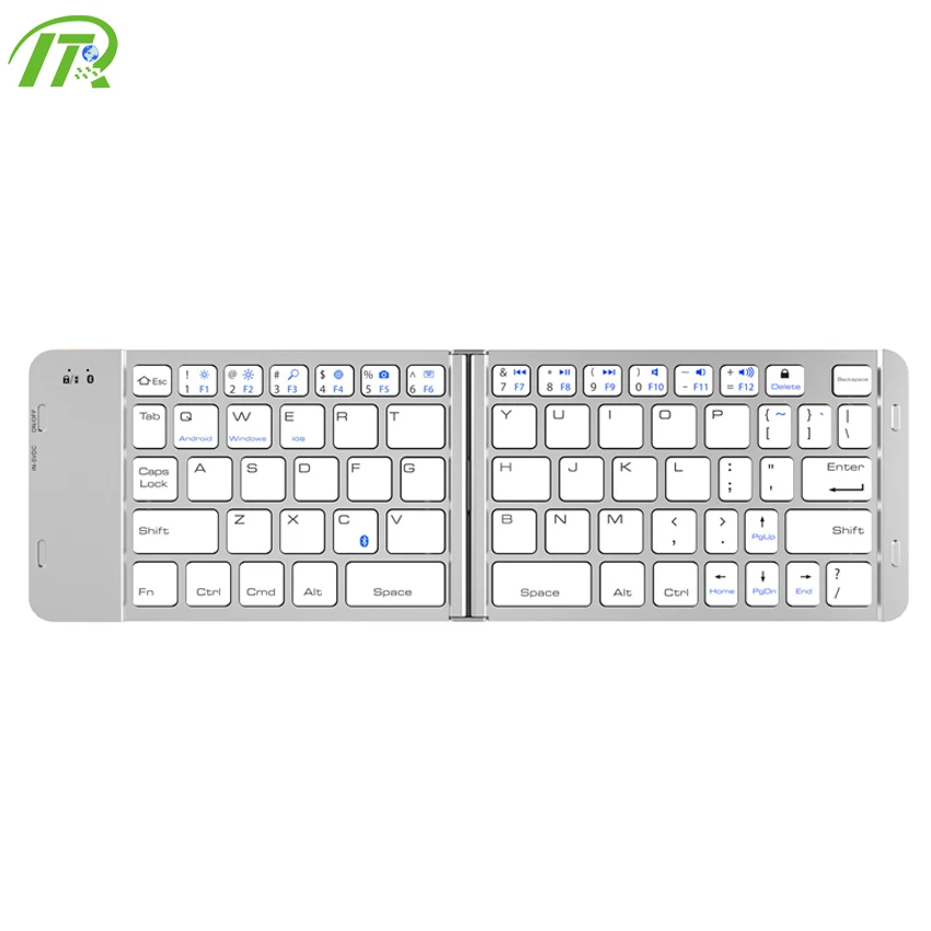 
China Factory Mini Folding Chocolate Keys Wireless Desk Computer Keyboard 