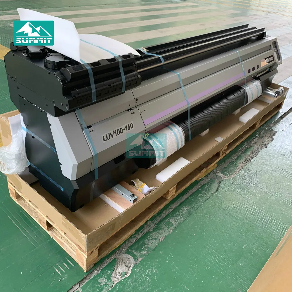 1 6 m Mimaki Ujv100-160 струйный УФ-светодиодный принтер для баннеров мягкий знак с подсветкой