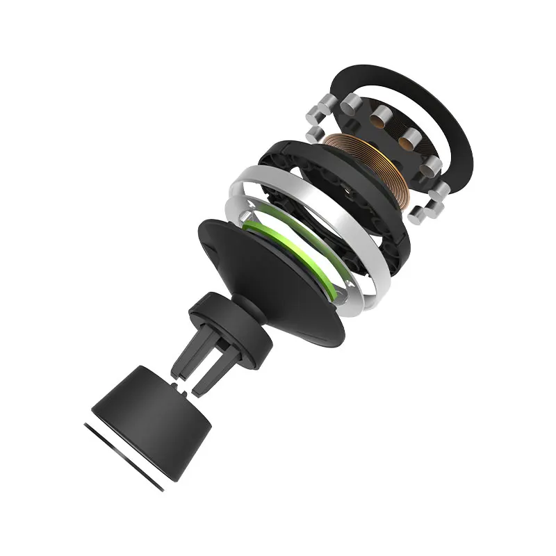 
Magnetic Wireless Car Charger Full Automatic Mount Qi Wireless Fast Charging Car Holder Stand for Mobile Phone 