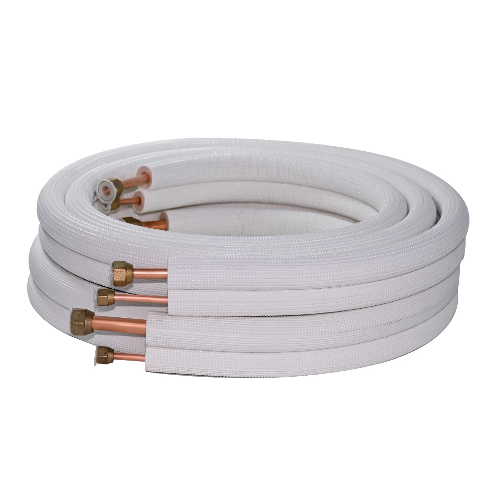 Insulated Copper Tubes 1/2 Copper Aluminum Connecting Pipe for Air Conditioner Parts for External Unit & Graphic Design Solution