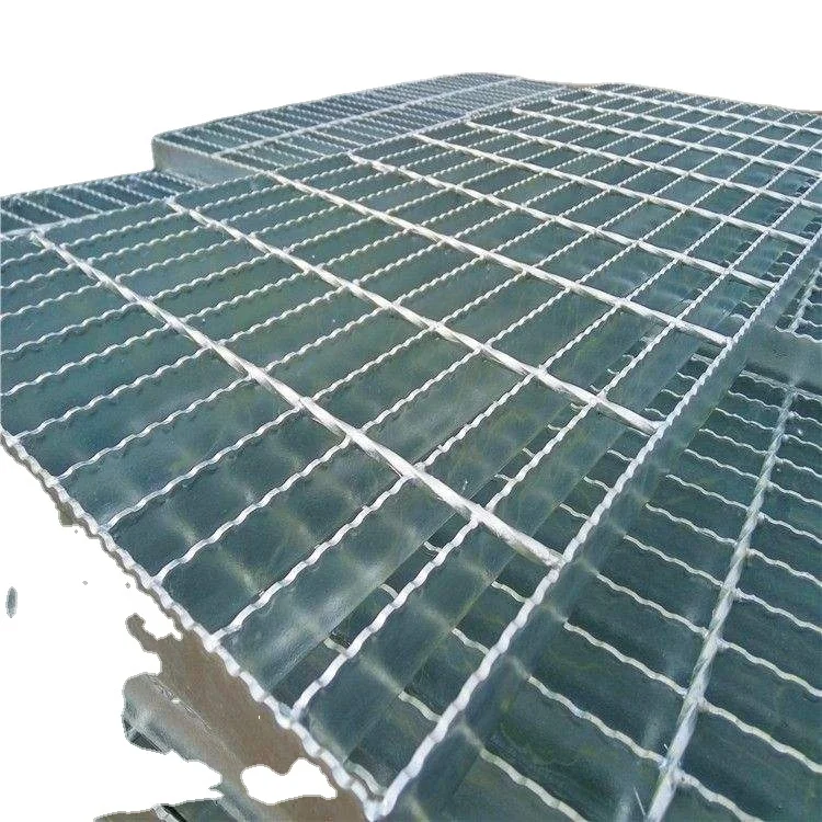 hot dip galvanized iron floor grid  bar grating welded grate chemical plant steel grating