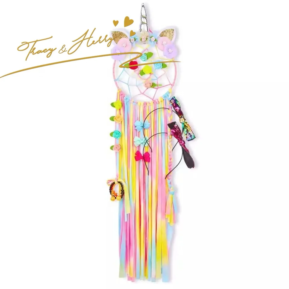 Tracy & Harry INS new unicorn Holder Organizer for Girls Hair Clip Storage Party decoration Accept Customized Logo