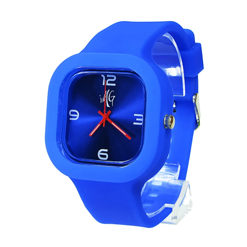Newest 5ATM Waterproof Top Quality Customized logo Silicon watches men trendy fashion exchangeable