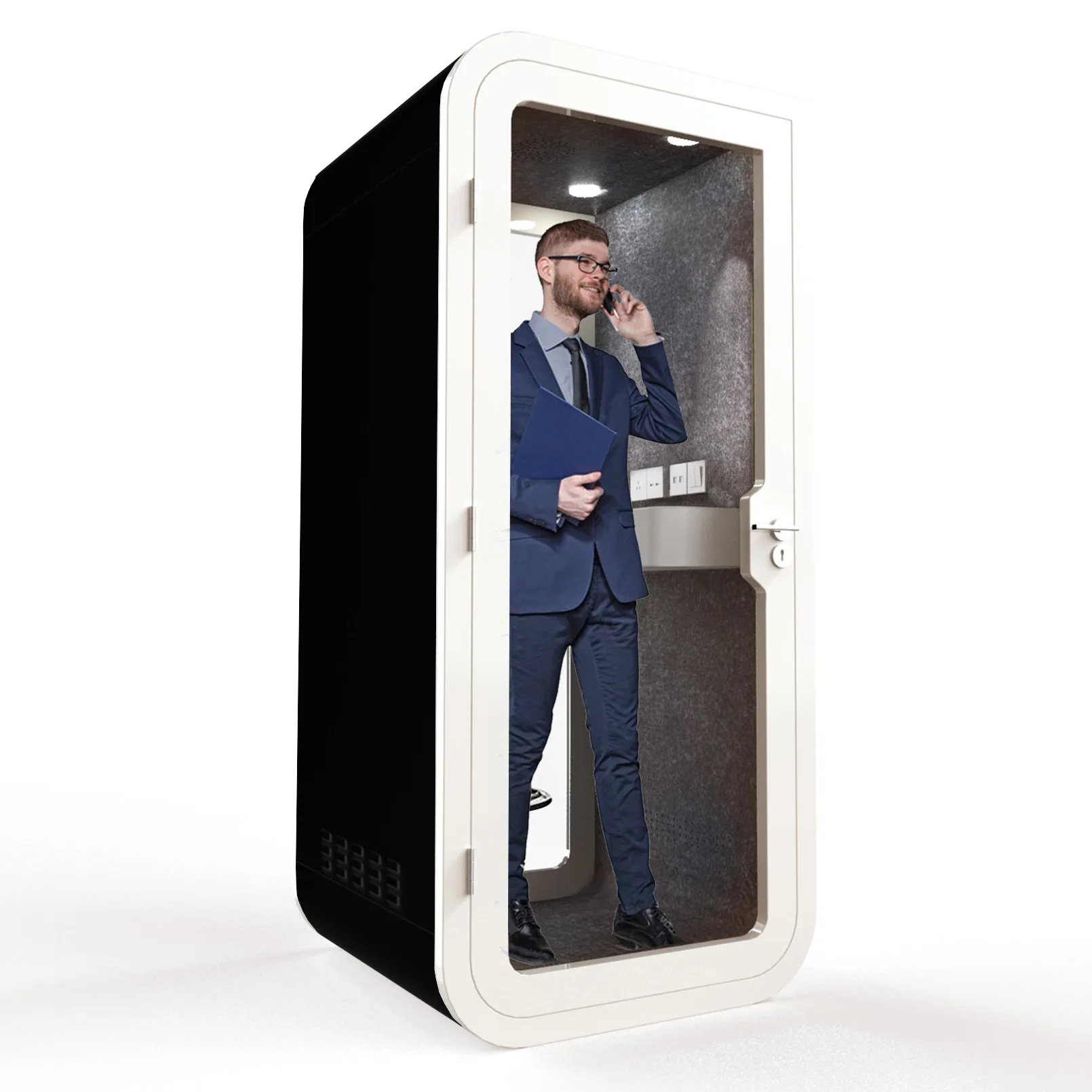 KINDLE алюминий психического одноместный диван конфиденциальности вызова телефонная будка с различными