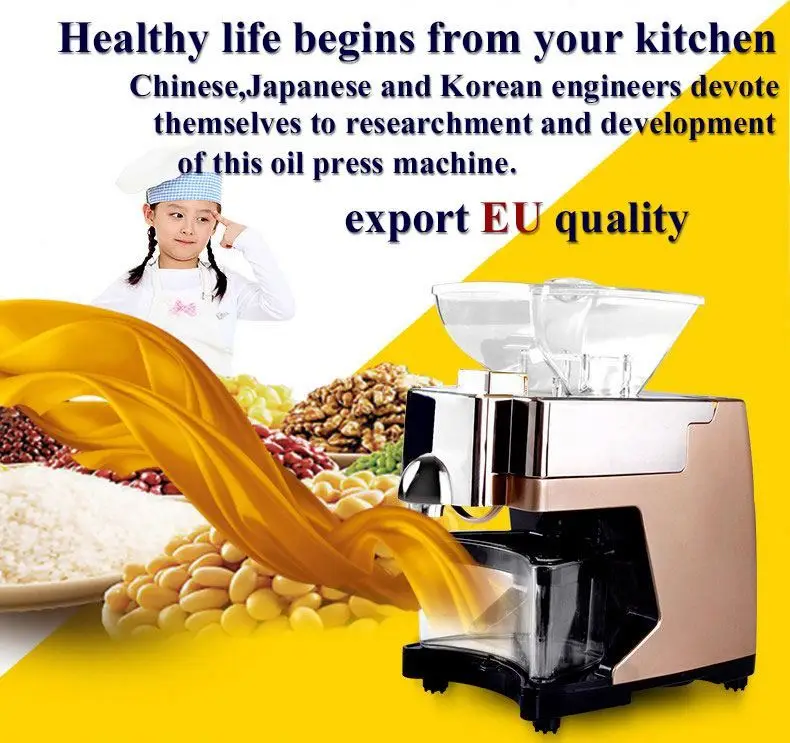 Hot sell made in korea oil press machine mini olive oil press twin screw oil press sunflower made in China