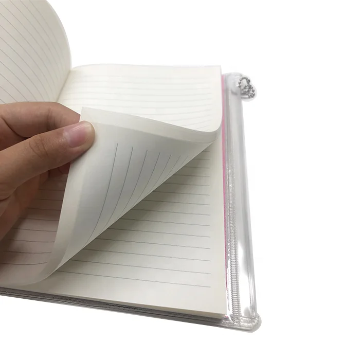 A5 Casebound Cute Kawaii Notebook With PVC Cover And Silkprint Pattern