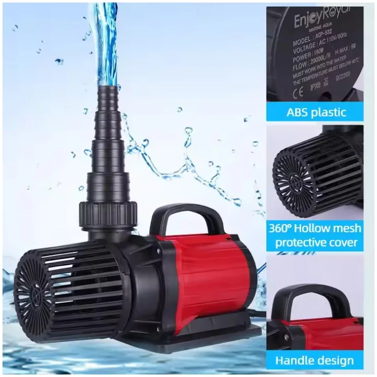 QihangRAS 110V 220V Garden Pool Fountain Water Pump Fish Tank Aquarium Filter Pump 204V Ac Koi Pond Pump