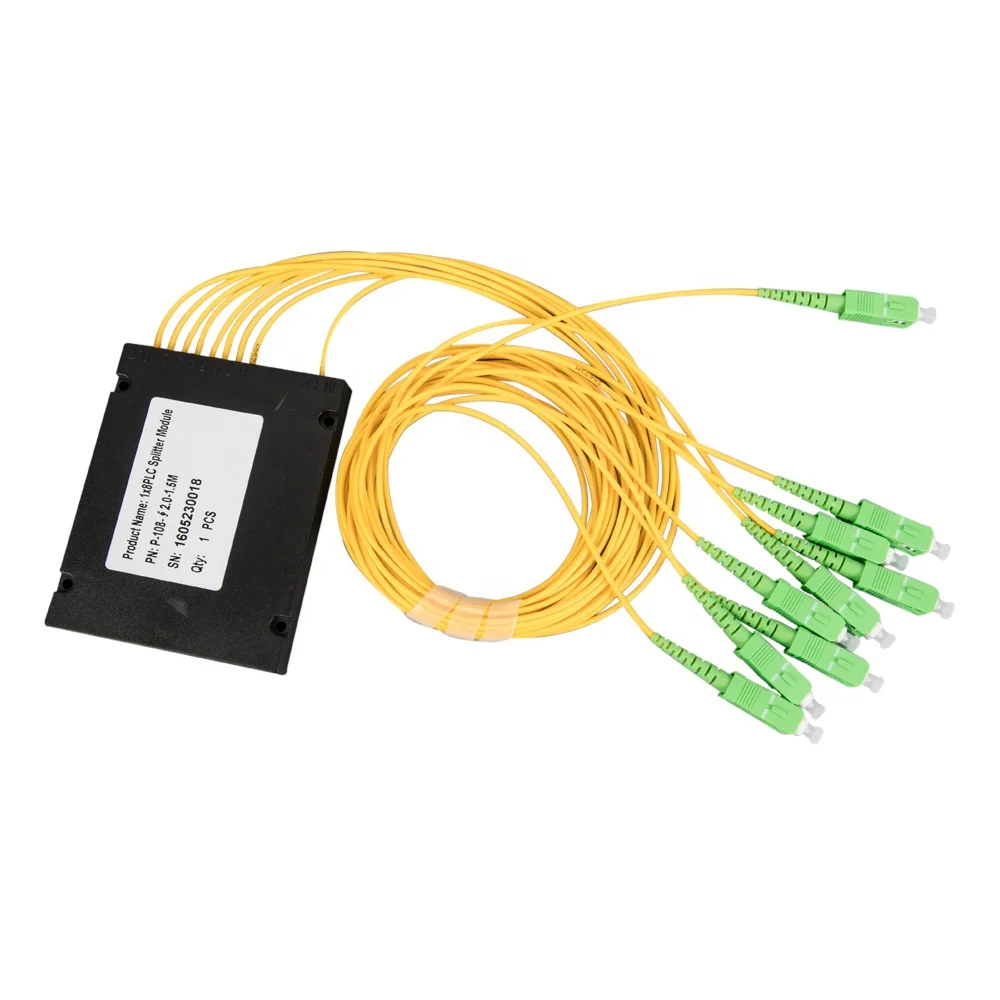 Telelcom spliter optic cassette PLC Optical modular 1*8 box Fiber splitter